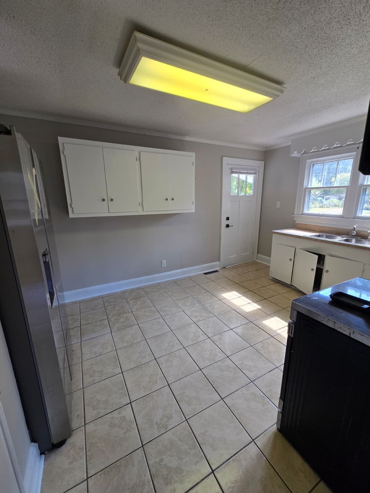 Kitchen and back door