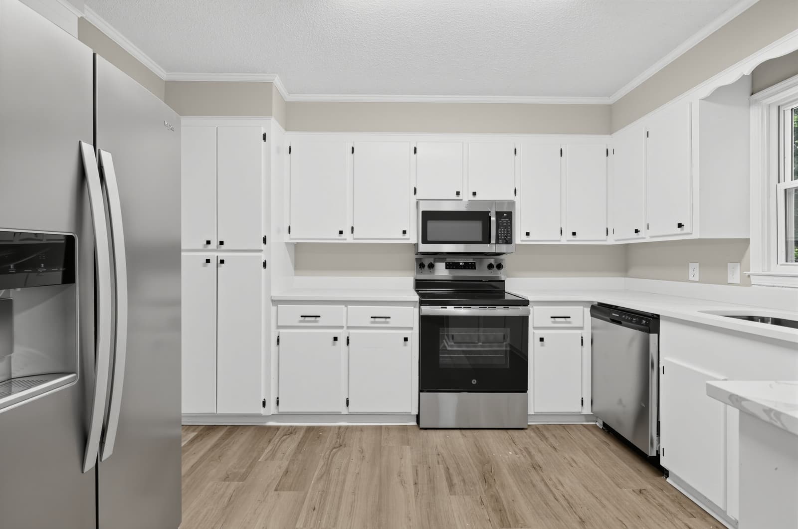 Kitchen cabinetry and counters