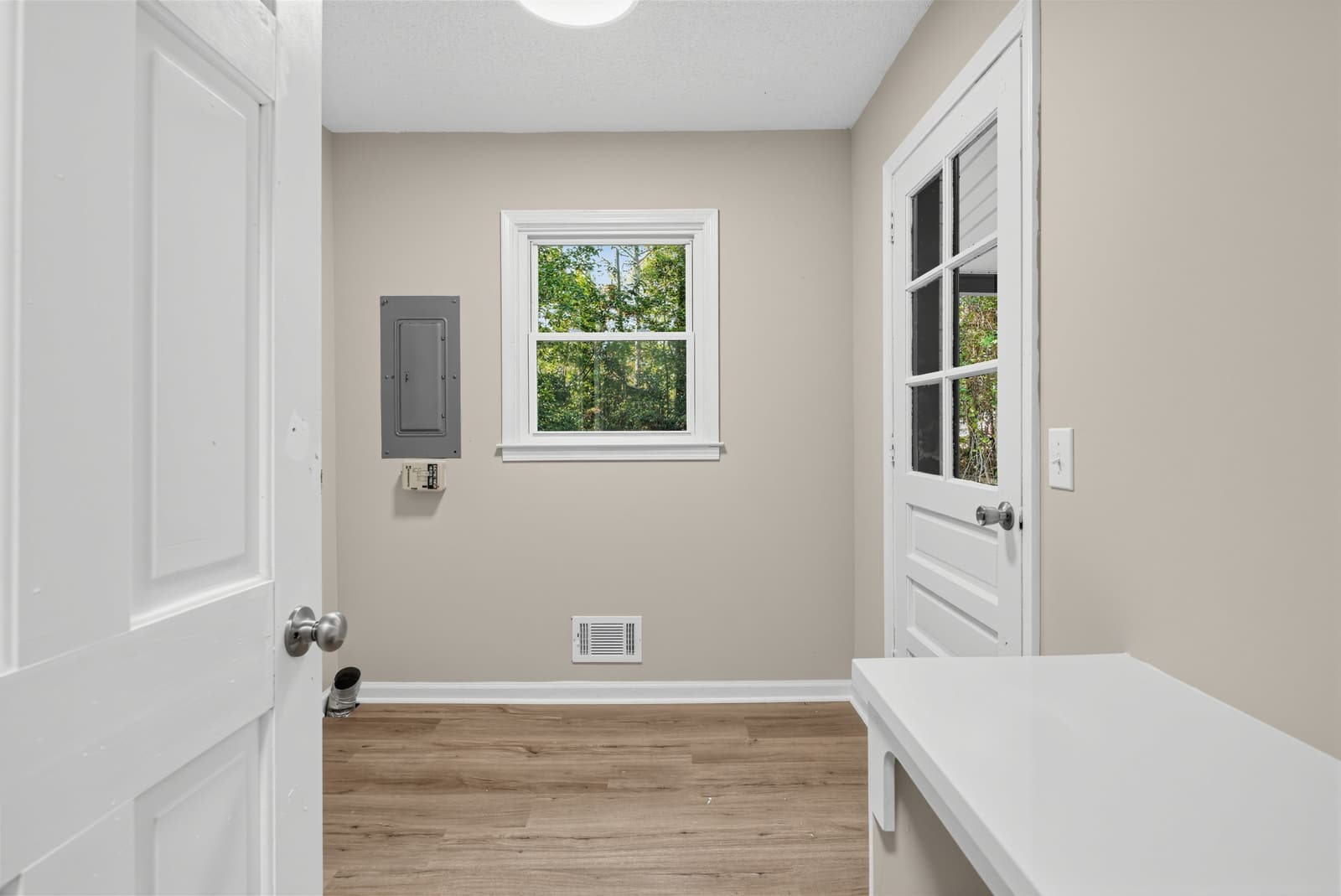 Utility and side entry